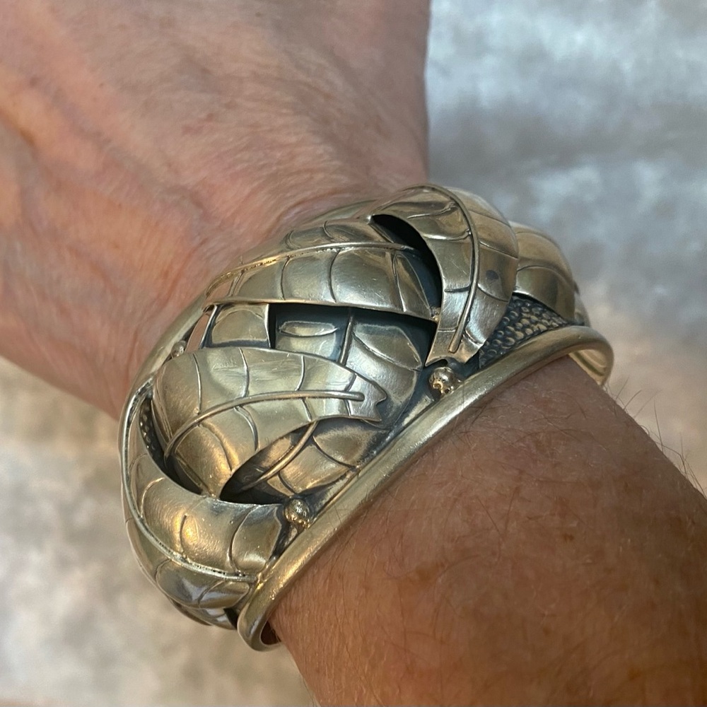 ☘️925 DDD DOMINIQUE DINOUART MEXICO ADJUSTABLE CUFF BRACELET